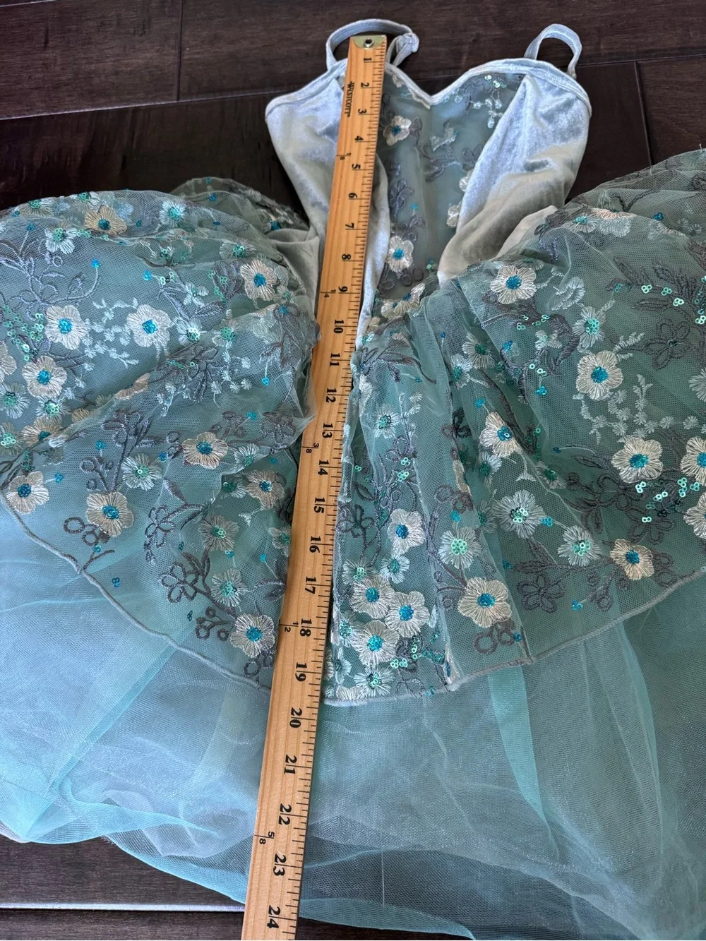 Curtain Call Les Fleurs Romantic Tutu Ballet Dance Costume Dress #C2348 Sz CME